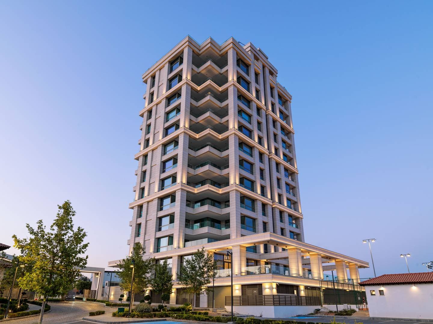 Modern residential buildings in Limassol Cyprus